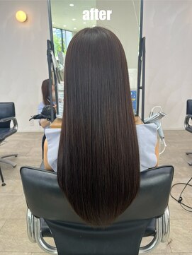 髪質改善カラー/ベージュ