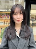 レイヤーカットまとまるヘア顔まわり