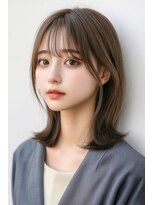 クシュ 本川越店(kusyu...)&nbsp;ココアブラウンエンドカラーダークアッシュミルクティーブラウン