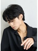 メンズルーズパーマフェザーパーマ韓国ヘアシャドウパーマ