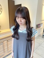 ヘアースタジオ エフ(Hair studio f)&nbsp;グレージュ/ミルクティグレージュ/暗髪