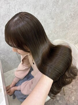 LOE【ロエ】大宮 イメチェン/アンブレラカラー/前髪/ピンクベージュ[大宮]