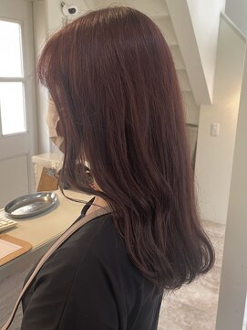 エクファ ヘア シェリル 草津 南草津店(ex-fa hair cherir) ミルクティーブロンド/ダークブルー/デジタルパーマ/南草津