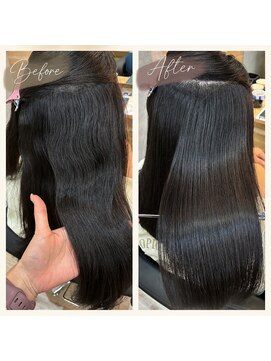 アグ ヘアー ミロ 本厚木店(Agu hair milo) 美髪縮毛矯正で乾かしただけでまとまる髪に*