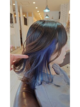 クッキー ヘアーアンドメイク(COOKIE Hair&Make) 【COOKIE】インナーブルーバイオレット