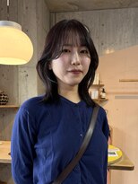 マルソー&nbsp;岡山顔まわりレイヤーカットブラウンカラー髪質改善カラー