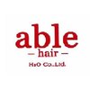 エイブルヘアー(able hair)のお店ロゴ