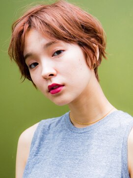 リリアン 表参道(relian) ピンクベージュカラー×ショートスタイル