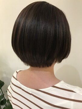 ヘアーメイク ダブル(HAIR MAKE double) カラーシフォン矯正 ショートボブスタイル