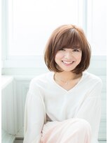ヘアカラーサロン(Hair Color Salon)&nbsp;やさしい雰囲気の重くなりすぎないボブスタイル