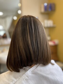 ヘアーショップ クークー(Hair shop COU COU)の写真/定期的なメンテナンスもオシャレに楽しめる♪上品なツヤと潤いあふれる大人美髪カラーをご提案！
