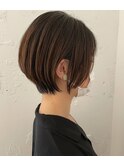 丸みショートボブ