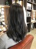 カット＋大人グレージュカラー＋デザインパーマ
