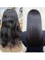 アンフィシュピトロワ(AnFye spi tlow)&nbsp;ジュエリーシステム×LULUトリートメント×縮毛矯正で艶髪♪