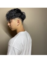 アメラボ(AmeLab) 【シルエット美】外国人風前下がりソフトツイスパ