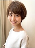 マッシュショート くびれショート 小顔ヘア 簡単スタイリング