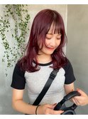 チェリーレッド ワインレッド カシスカラー レイヤー 赤