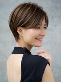 前髪なし大人ショート30代40代50代 【AIN.表参道】川原大地