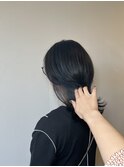 レイヤーカット×ブルーブラック