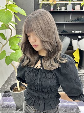 チュダック(ChuDuck) 韓国風《グレージュ》ブリーチ/ケアブリーチ/ダブルカラー