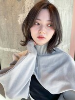 ロンドウェグ(RONND weg)&nbsp;外ハネレイヤー×グレージュ