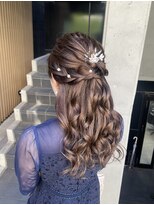 ヘアセット/結婚式ヘア/パーティー/2次会ヘア