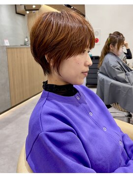 ロンドプロフィール 浦和(Lond profil) Lond.海気　丸っこショート　オレンジブラウン