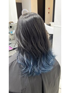 アライブ ハラジュク(ALIVE harajuku) 【ALIVE 夕貴】ブルーグラデーションカラー