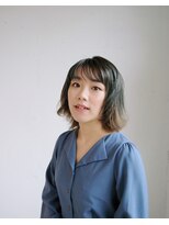 ヘアー 4038(HAIR.4038)&nbsp;大人のインナーカラー　ウルフボブ