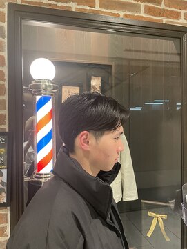 ヒロギンザ 大阪本店(HIRO GINZA) ナチュラルセンターパート×アッシュブラック