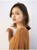 結べるボブ切りっぱなしボブカールセミディシアーカラー清澄白河