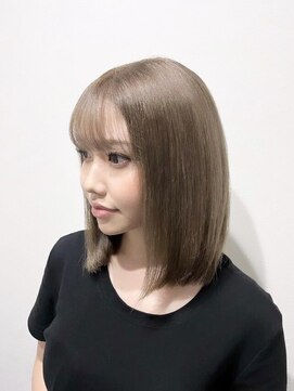ランソ 成田店(RUNSO) ハイトーンショートボブ