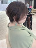 ショートボブ髪型40代50代60代前髪あり前髪なし【橋本】