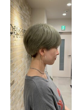 ノブレス(NOBLESSE) メンズライク/カーキベージュ