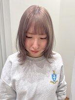 バイオレット 栄店(Violet)&nbsp;ブリーチカラー ラベンダーベージュ 冬カラー HR-81