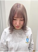 ブリーチカラー ラベンダーベージュ 冬カラー HR-81