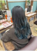 20代30代向けロングデザインバレイヤージュ