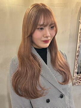 エンター 天神店(ENTER) 透明感ベージュ/ハニーベージュ/ロングレイヤー/ENTER 天神店