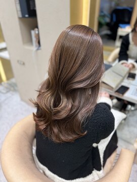 プアメリア 名古屋(Puamelia) 赤み消しカラー/ベージュ/ケアカラー/髪質改善