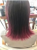 ピンク系グラデーションカラー