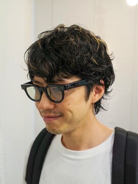 ワク(WAKU) 【WAKU】メンズ/波巻きパーマ/メンズショート