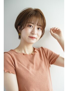 ルフュージュ バイ プロデュース 相模大野店(Refuge by Produce) くびれショート/マロンベージュ