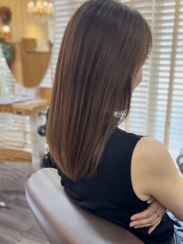 ブライト(bright)の写真/【ワンランク上の髪質改善ストレート】美髪酸性ストレートで、潤いあふれる理想のストレートヘアへ♪