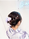 浴衣ヘアアレンジ