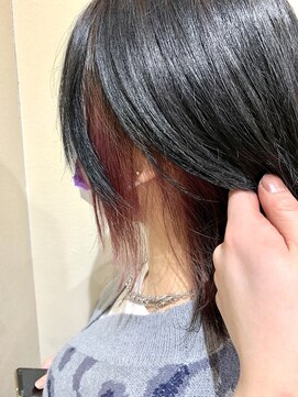 フェリエットバイビークール(feliette by Be-COOL) 黒髪×パープルインナー