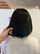 アズールサン 草加西口店(azule-sun)&nbsp;インナーカラー,グリーン,ディープグリーン,デザインカラー/草加