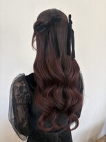 フリック(FLiC)&nbsp;ハーフアップアレンジ