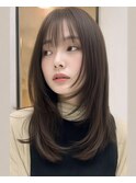 ココアベージュ/オリーブグレー/小顔/黒髪[立川/髪質改善]