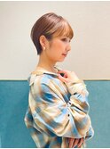 ハンサムショート/丸みショートボブ/20代30代40代50代/顔周り