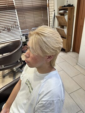 ルシクラージュ 武蔵小杉店(Recyclage) ホワイトミルクティー　センターパート